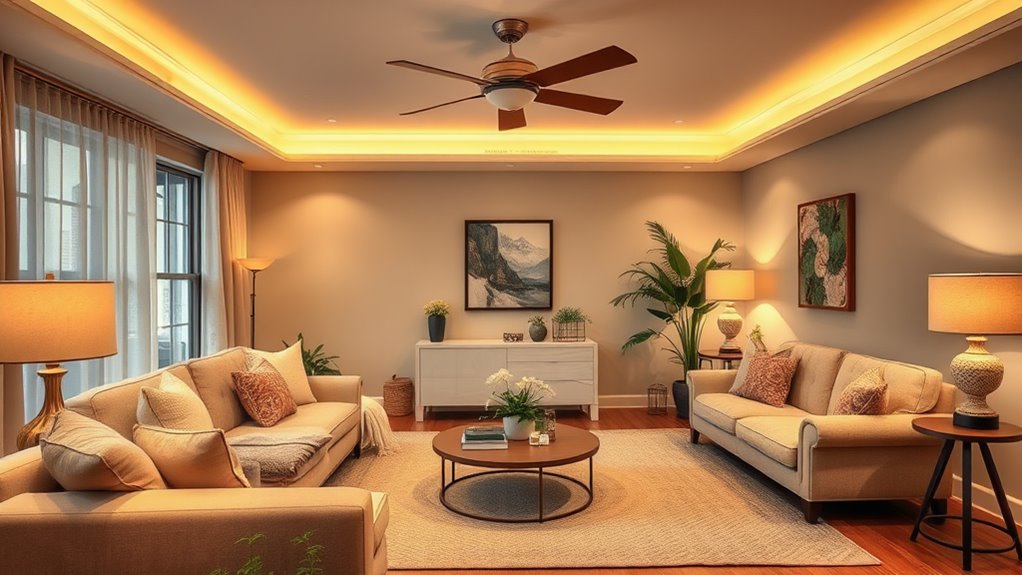 cozy illumination design elements