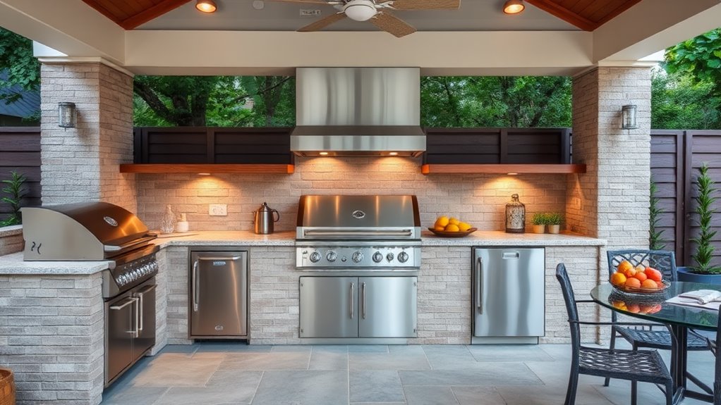 creative outdoor grill designs