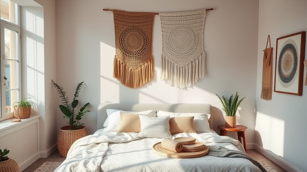 decorative fabric wall art