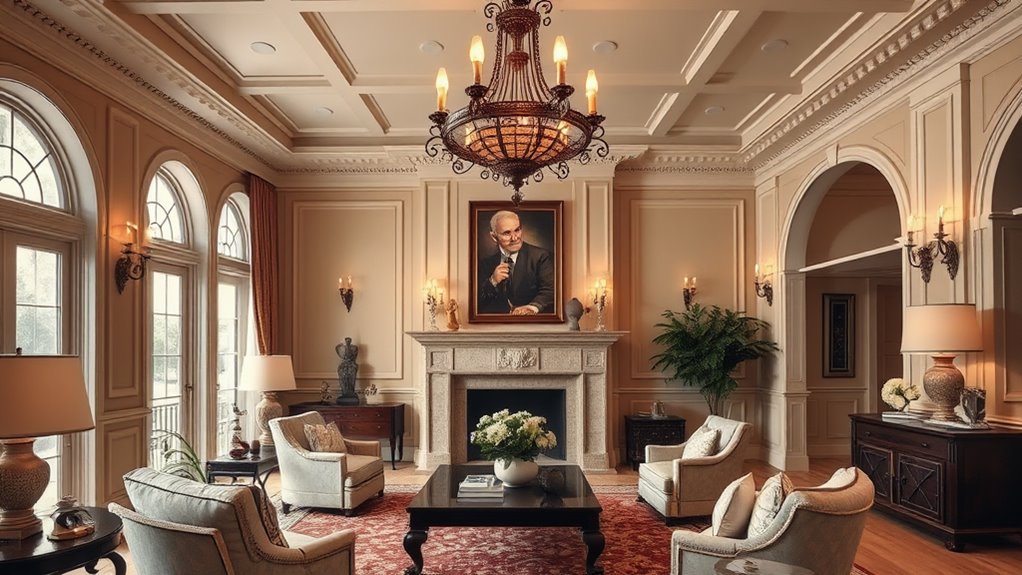 elegant illuminated home decor