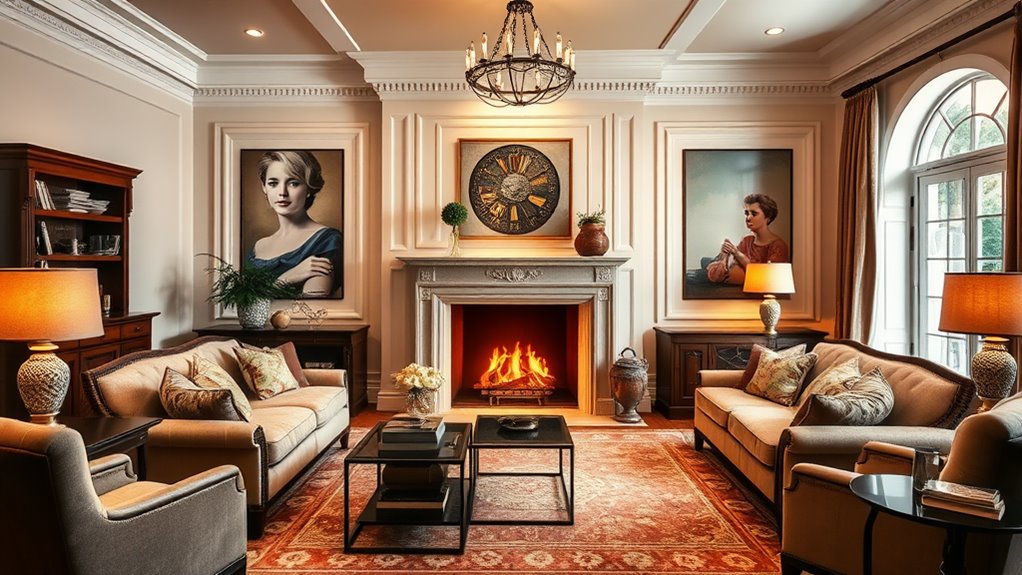 fireplaces as design focal points