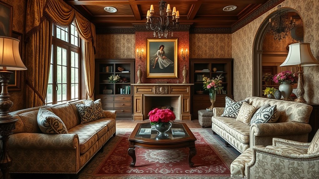 luxurious fabrics and textures