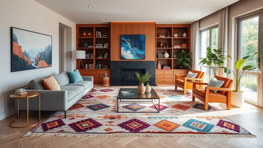rugs as design centerpieces