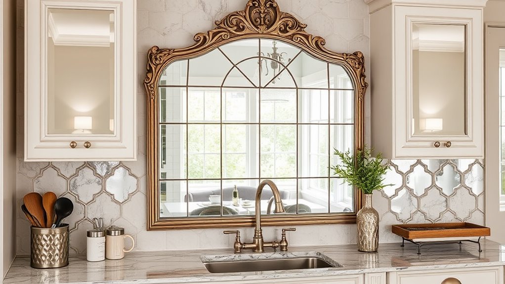 vintage reflective home decor